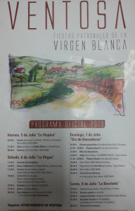 Fiestas Patronales de la Virgen Blanca @ Ventosa | La Rioja | Spain