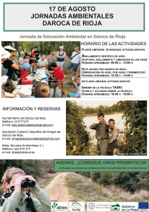 Jornada de educación ambiental en Daroca de Rioja @ Daroca | La Rioja | España