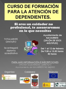 Curso de Atención a Dependientes (Navarrete)​ @ Navarrete | La Rioja | España