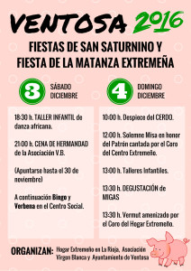 Fiesta de San Saturnino y de la Matanza Extremeña (Ventosa) @ Ventosa | La Rioja | España