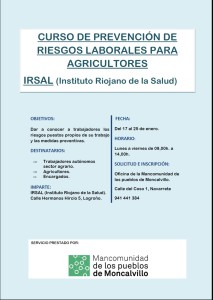 Curso de Prevención de Riesgos Laborales para agricultores @ Navarrete | La Rioja | España