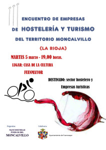III jornada de hostelería y turismo en el territorio Moncalvillo @ Fuenmayor | La Rioja | Spain